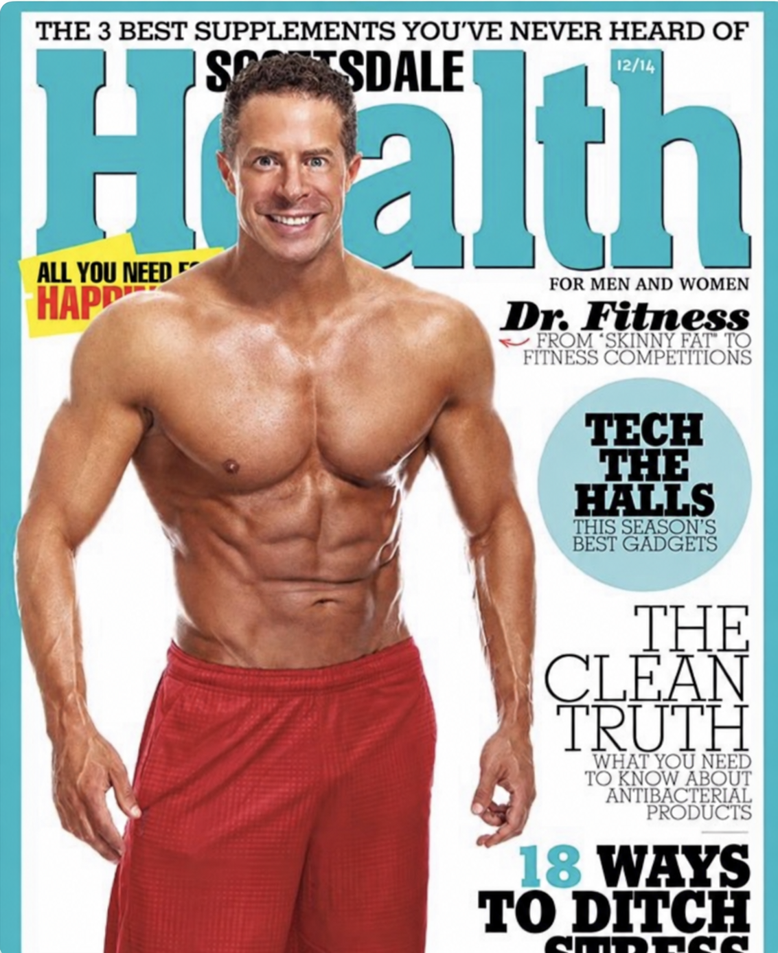 Dr. Carlotti on the cover of Scottsdale Health magazine